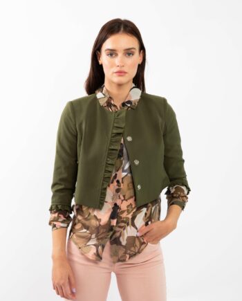 LIU-JO ARMY GREEN BOLERO