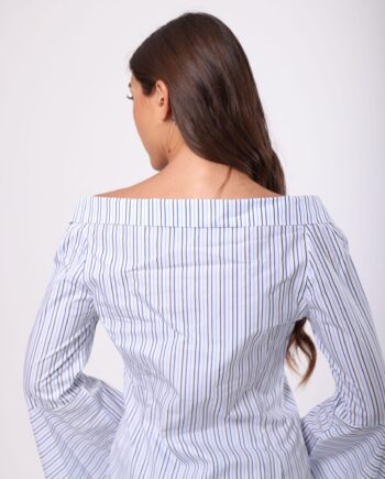 PINKO BLUE STRIPED SHIRT