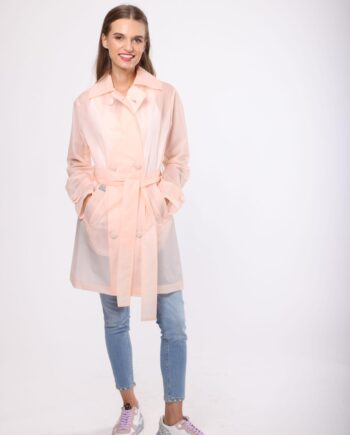 BLUMARINE PINK TRENCH