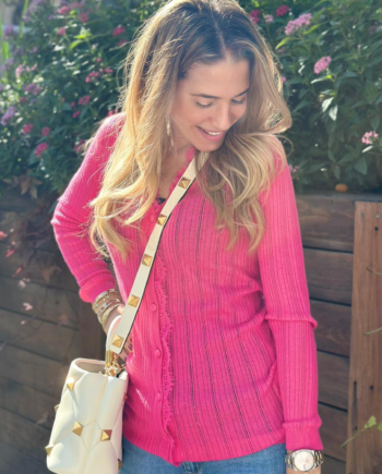 BLUMARINE PINK CARDIGAN