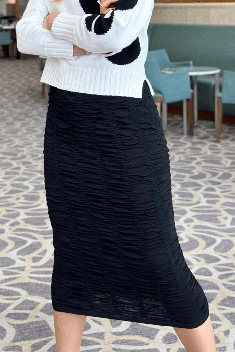 TWINSET KNITTED SKIRT