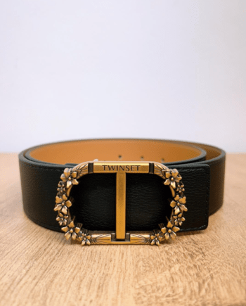 TWINSET BELT NERO