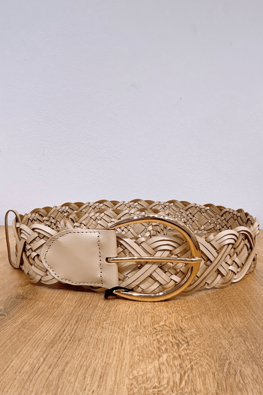 TWINSET PARCHMENT BELT