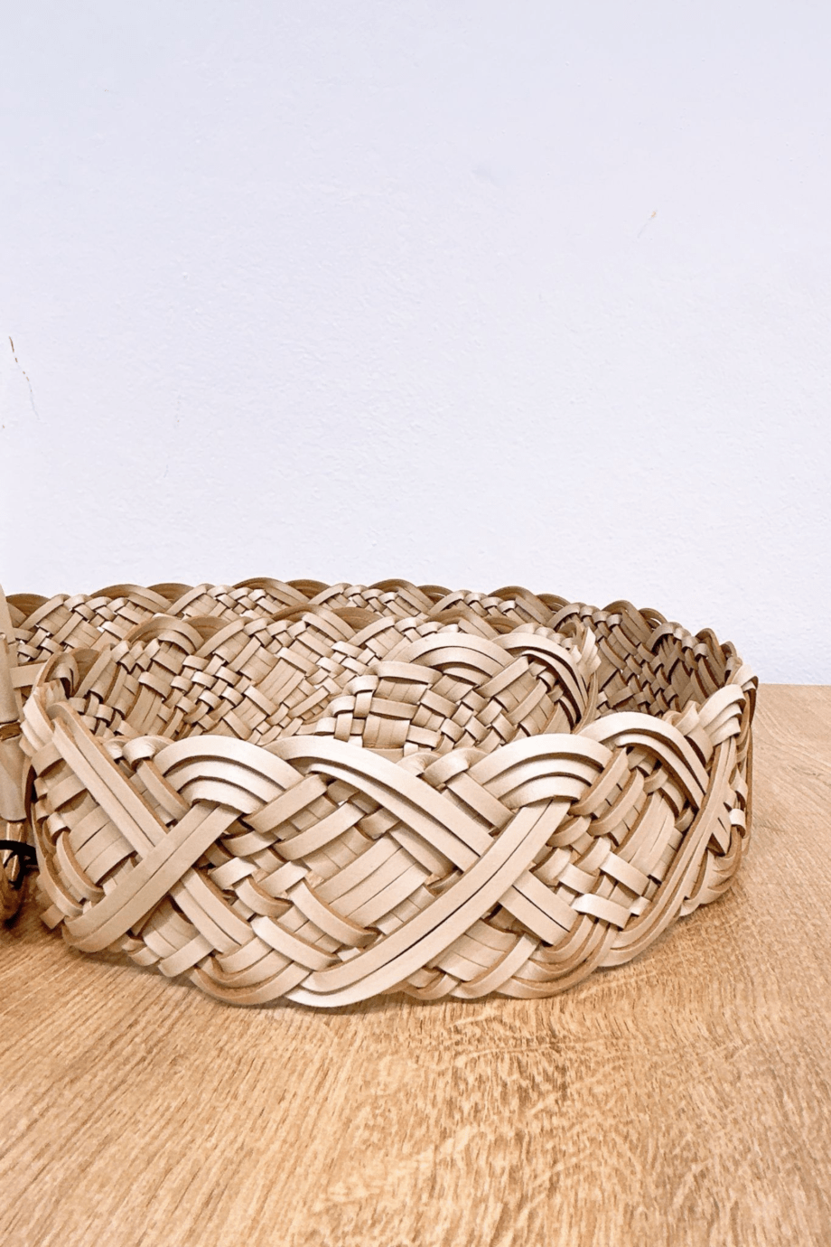 TWINSET PARCHMENT BELT