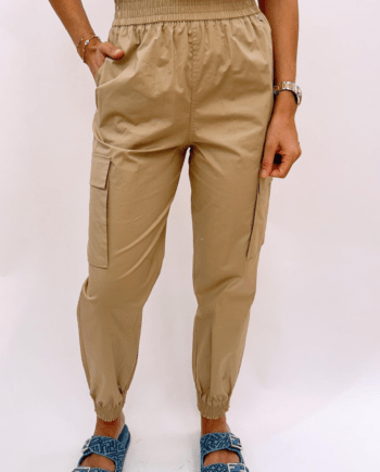 TWINSET ELASTICATED CARGO PANTS