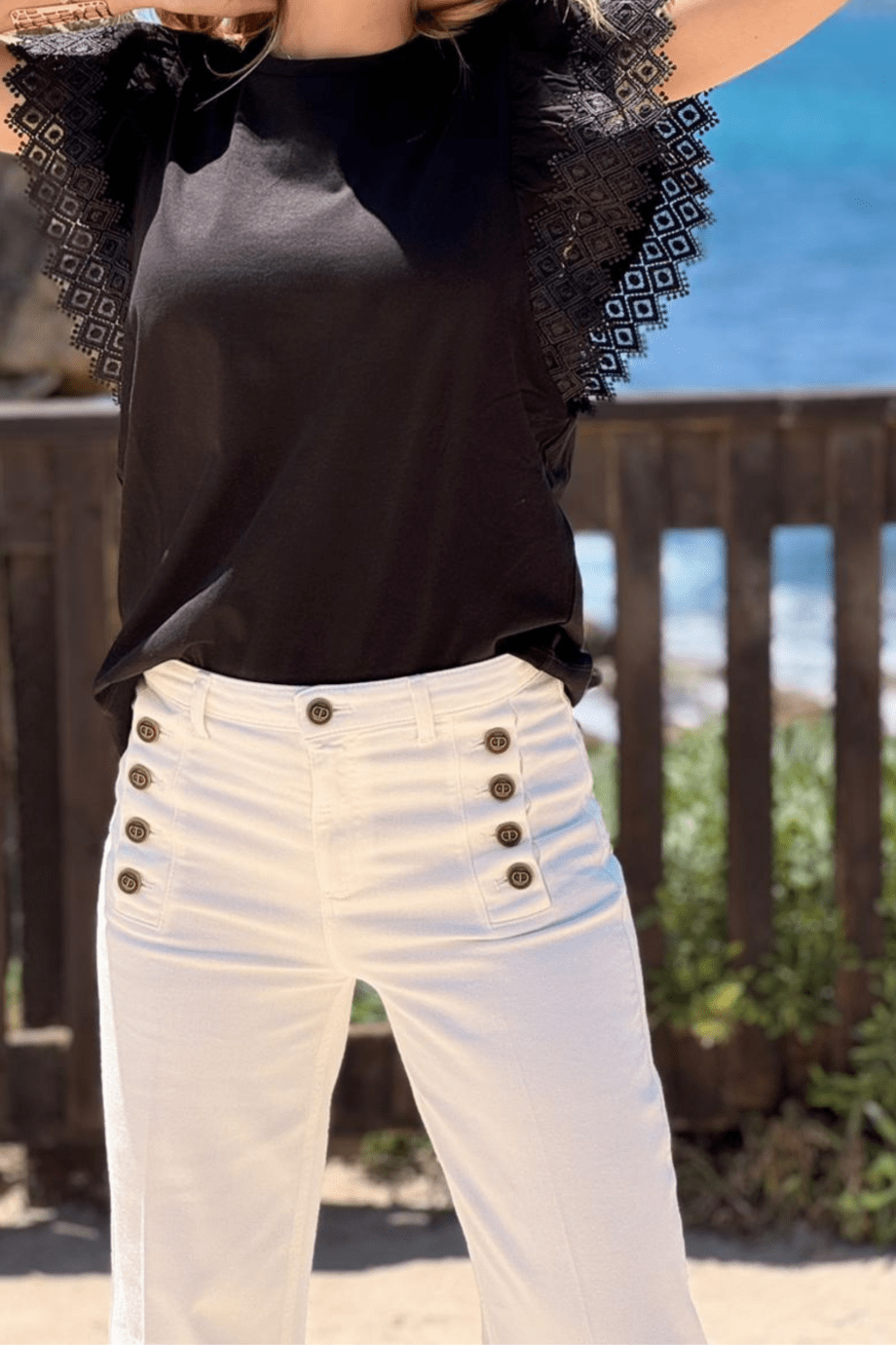 TWINSET DENIM TROUSERS