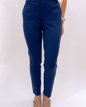 TWINSET NAVY KNITTED TROUSERS