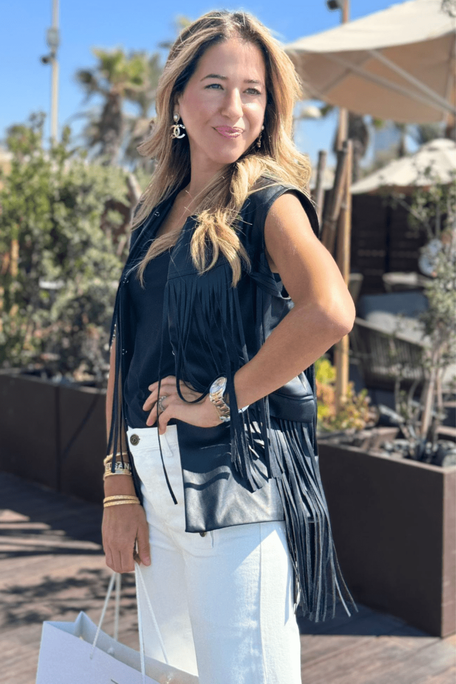 TWINSET COATED GILET