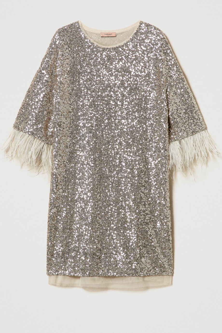 TWINSET PLATINO DRESS