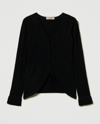 TWINSET RIBBED CARDIGAN