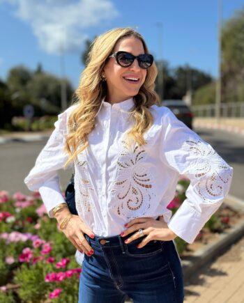 TWINSET BRODERIE SHIRT