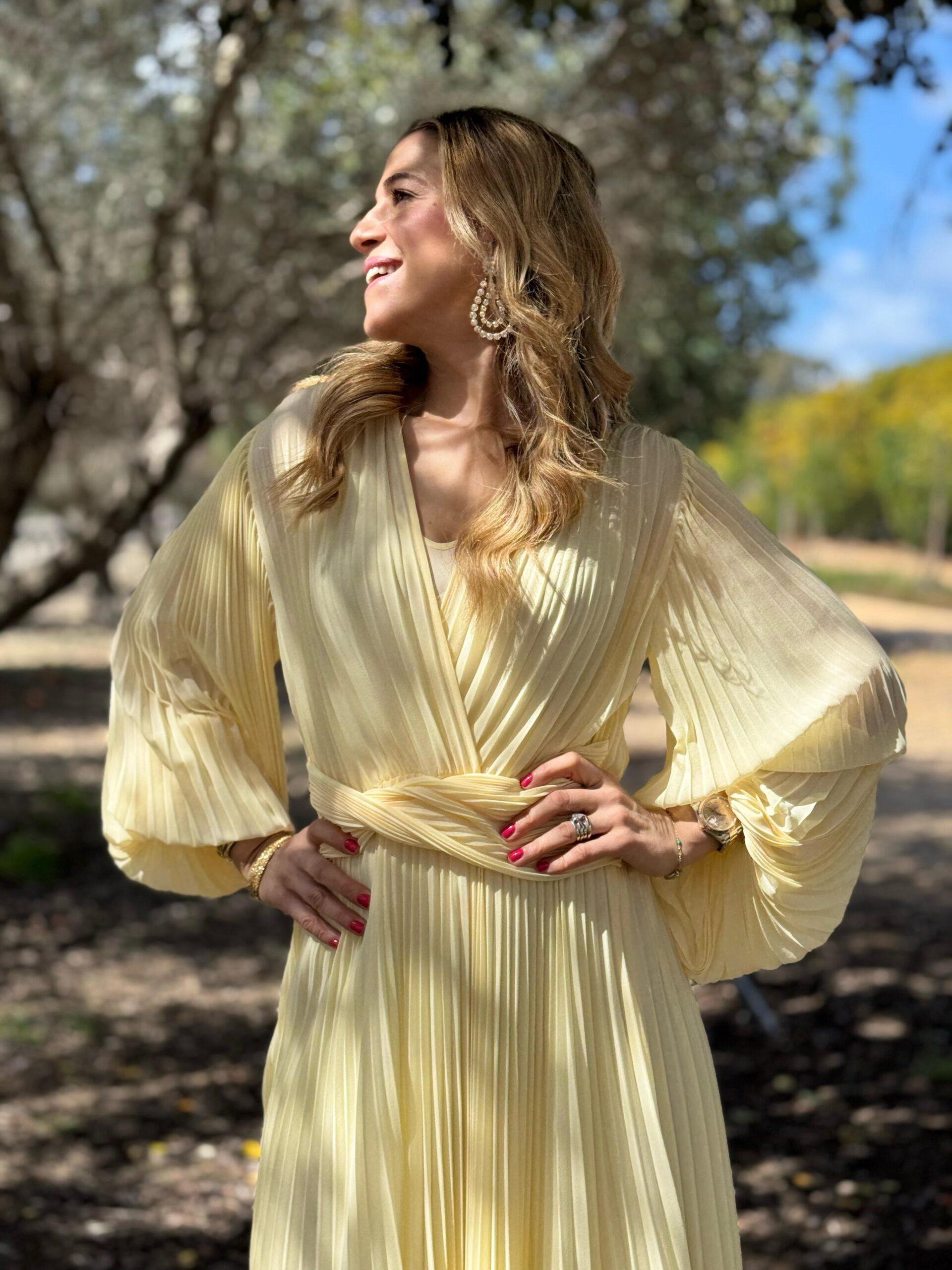 TWINSET PLISSET DRESS