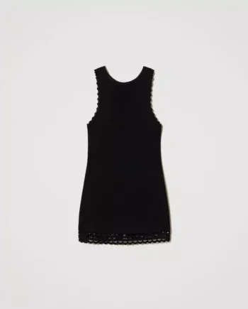 TWINSET BLACK TUNIC BLOUSE