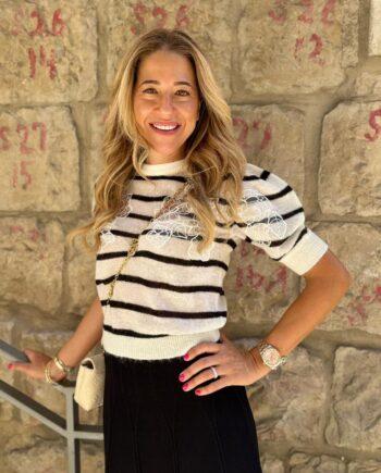 TWINSET INTARSIA BLOUSE