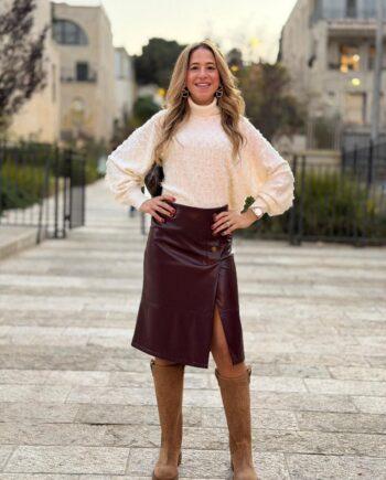 TWINSET COATED SKIRT